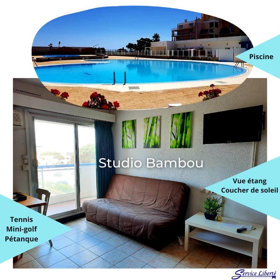 Studio Bambou - Piscine - Acces Direct A La Plage - Lydia Playa Apartment Le Barcares Exterior photo